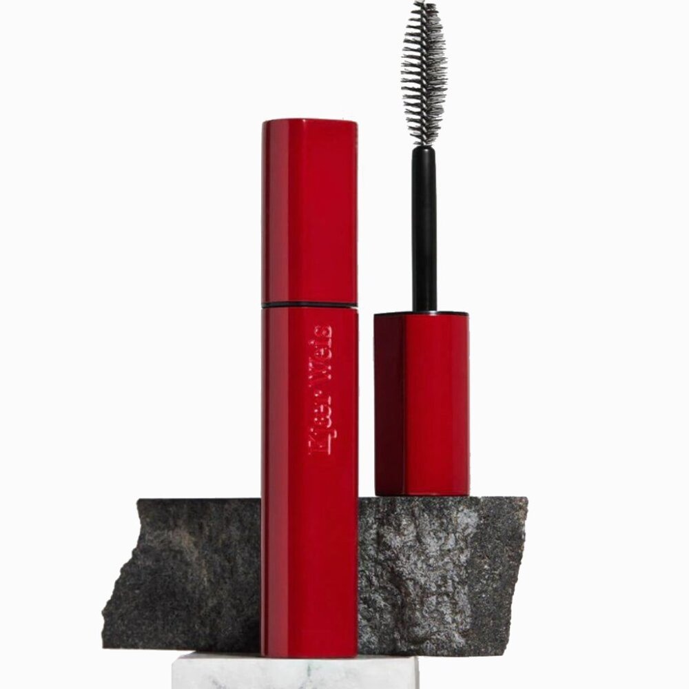 NIB Kjaer Weis Red Iconic Edition Refillable Im-Possible Mascara in Black